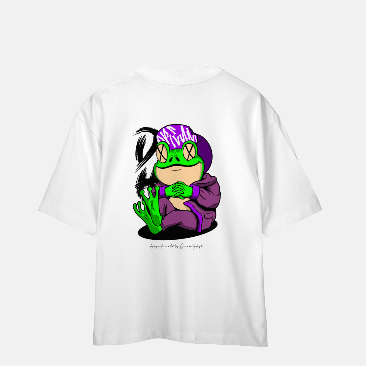 Camiseta Oversized Frog - Dream High