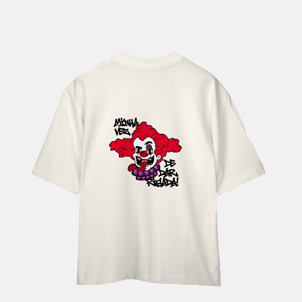 Camiseta Oversized Minha Vez De Dar Risada - Dream High